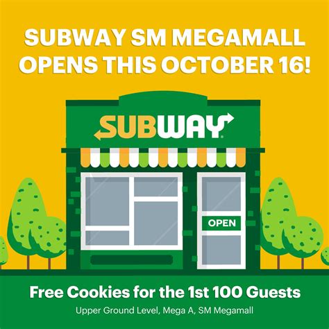 Subway near me in SM Megamall .
